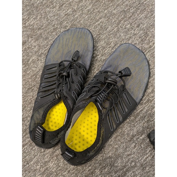 Peak Footwear Minimalist Trail Running Shoes Womens Size 6 Black Gray - Picture 1 of 8